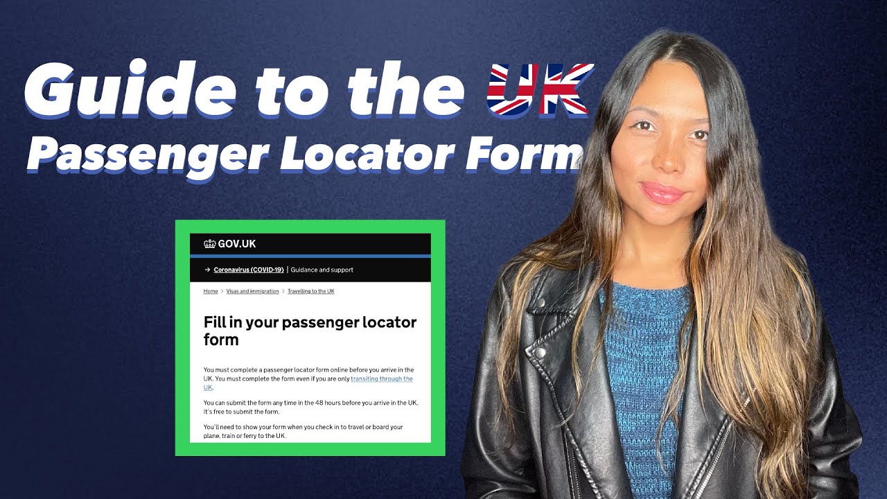uk passenger locator form