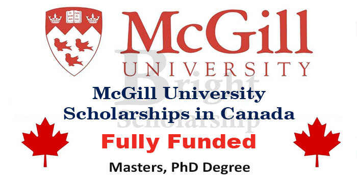 McGill University Scholarships for International Students